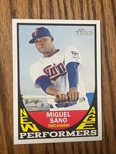 2016 Topps Heritage New Age Performers NAP-MSA Miguel Sano - Minnesota Twins