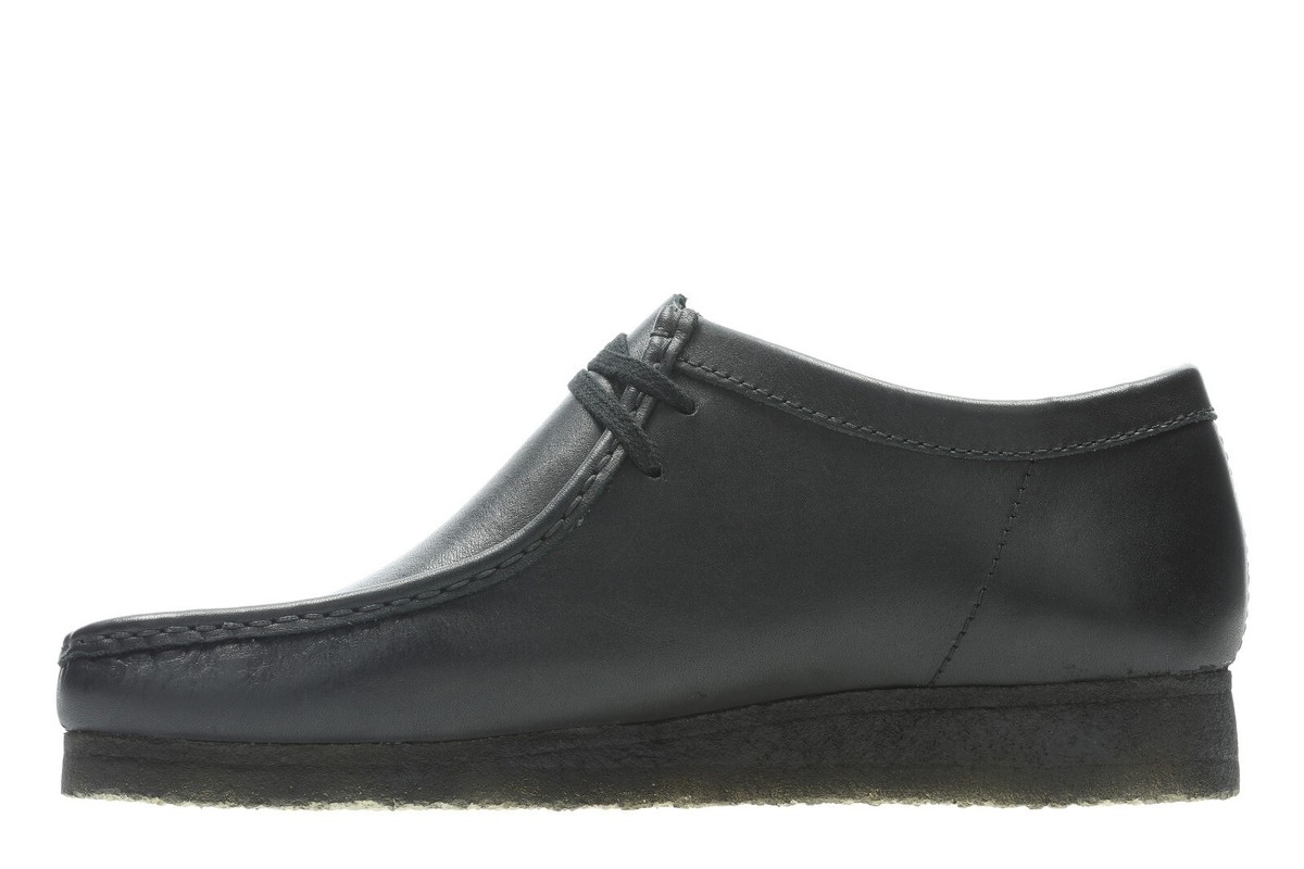 NEW MENS CLARKS ORIGINALS WALLABEE LIMITED EDITION BLACK LEATHER