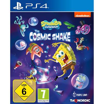 SpongeBob Schwammkopf The Cosmic Shake Sony PS4 (Pro) Videospiel NEU&OVP
