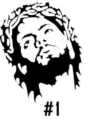 Jesus Vinyl Decal Sticker Car Window Wall God Religion Lord Christ Decor Art - Picture 4 of 7