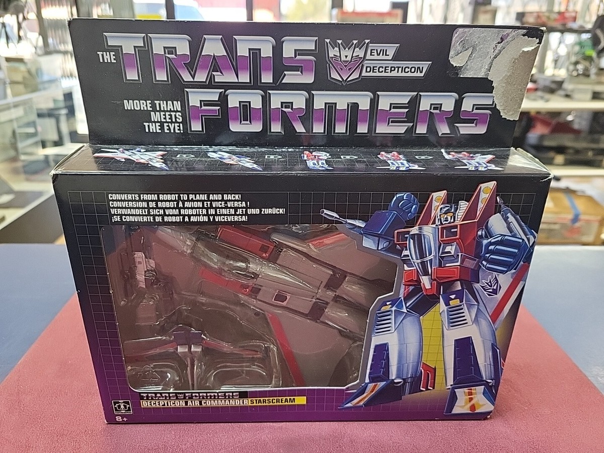Transformers STARSCREAM G1 Walmart Reissue Exclusive Hasbro 2018