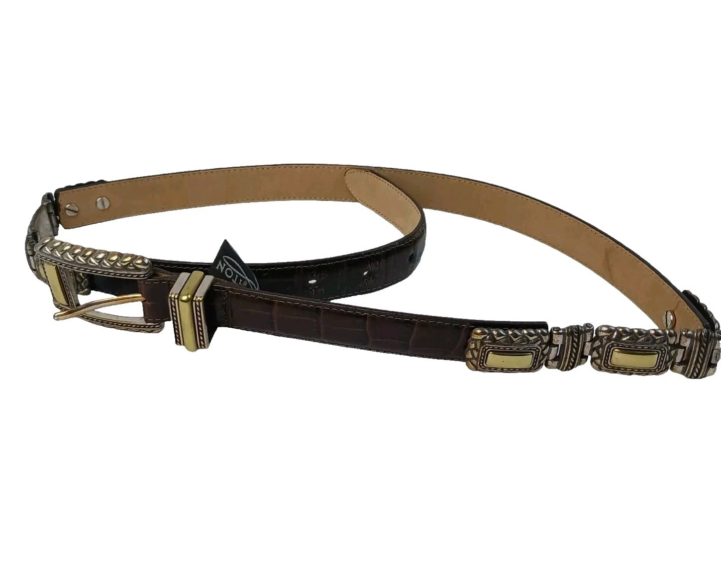 Brighton Waist Belt Crocodile/Alligator Belts for Women
