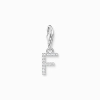 Thomas Sabo Charm Buchstabe F Silber 925 Zirkonia 1946-051-14