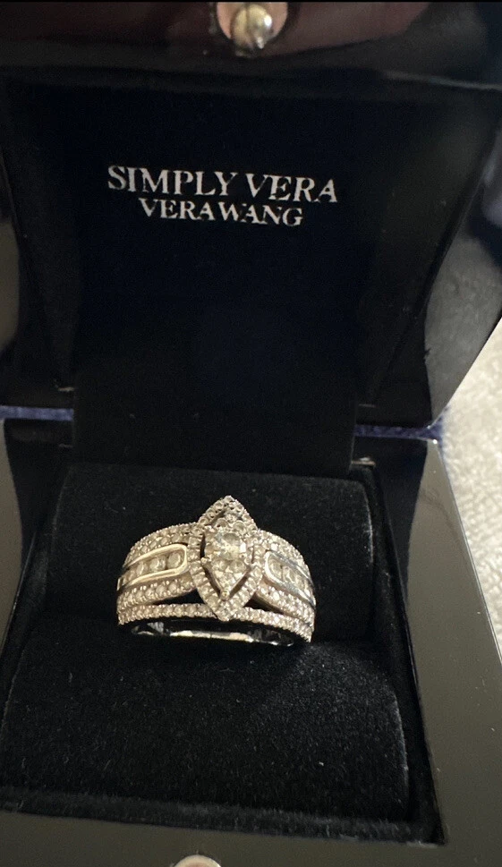 Simply Vera Vera Wang 14k White Gold 1 Carat T.W. Diamond