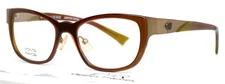 VOLTE FACE Uriage 9295 Brown Womens Rectangle Full Rim Eyeglasses 51-18-131 B:35