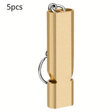 5-piece set of 120db loud emergency whistle for outdoor camping SOS whistle
