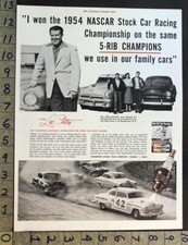 1955 CHAMPION SPARK PLUG LEE PETTY RACE CAR DRIVER DAYTONA RANDLEMAN AD 36101