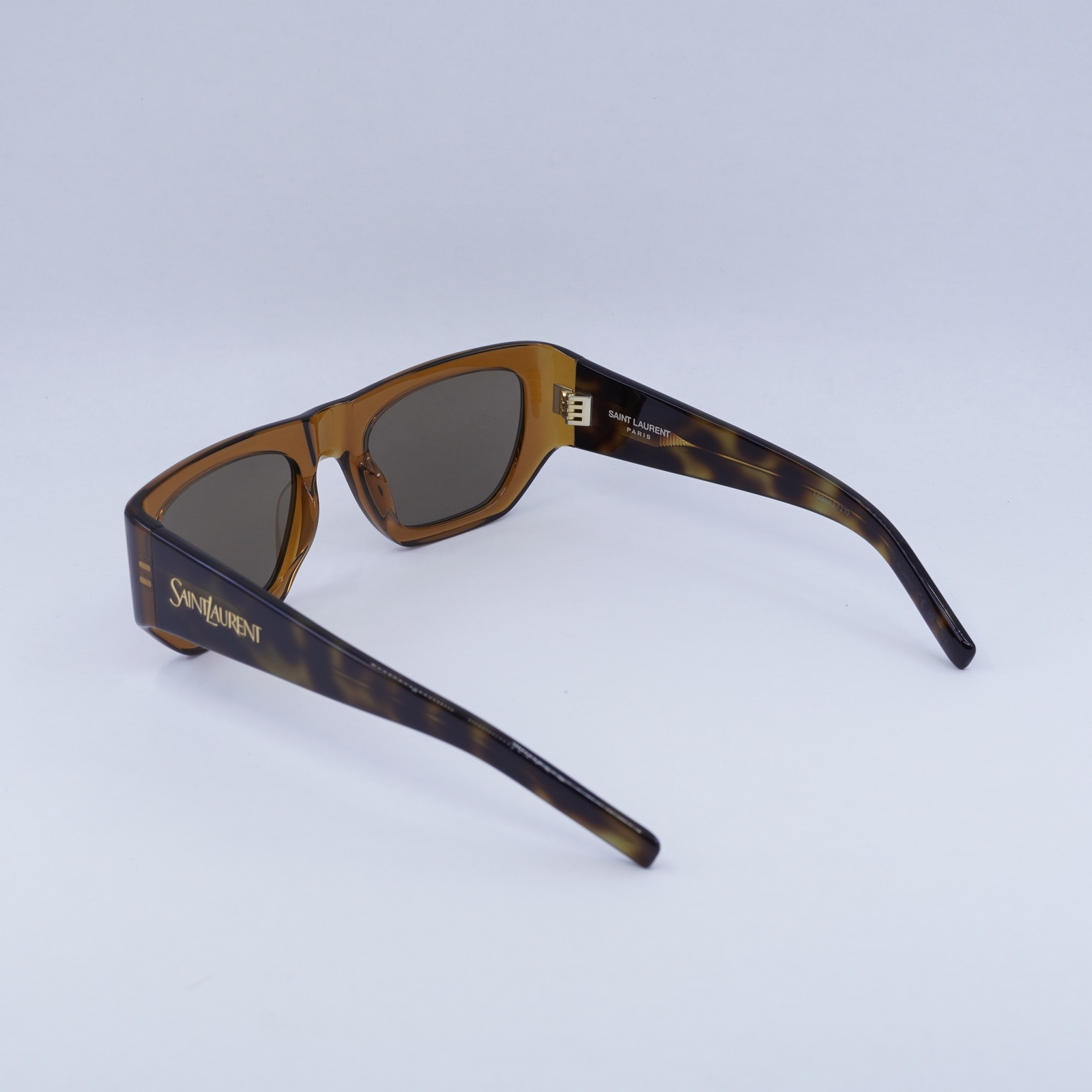 SAINT LAURENT SL740 002 Occhiali da Sole Trasparente Marrone Avana Marrone 52 21 135 N...