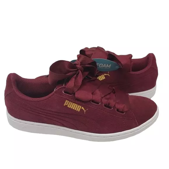 konkurrenter Eastern Utilgængelig Puma Women&#039;s Vikky Ribbon Sneaker Size 7 M | eBay