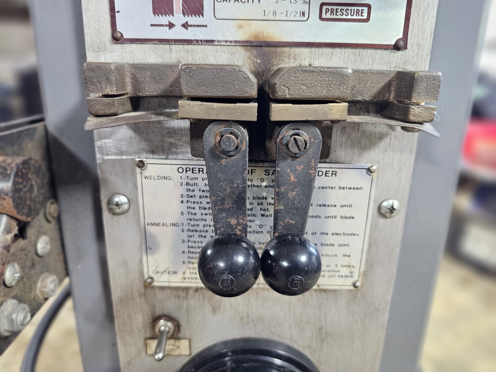 JET 115V Band Saw Blade Welder Grinder 1/8 To 1/2" Capacity Bandsaw