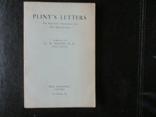 Pliny's Letters trans G.B. Allen (Basil Blackwell) 1963