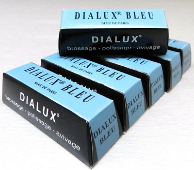Dialux Blue Polishing Compound Jewelers Fine Polis All Metals High Shine 6 Bars