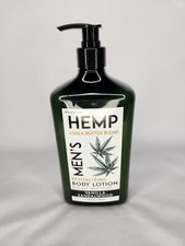 HEMP Shea Butter Men's Revitalizing BODY LOTION  Vanilla  Sandalwood