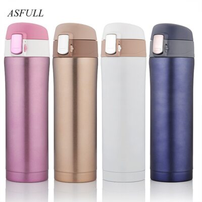 Termo Taza de 304 Aislante de Acero Inoxidable 450 ml  también para Agua
