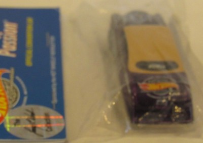 Hot Wheels 13th Convention Purple Passion Finale/Ticket LARRY WOOD