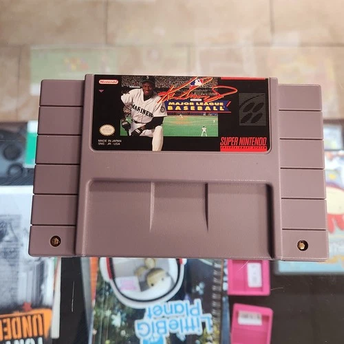Ken Griffey Jr Major League Baseball [Damaged Back Label] (Nintendo SNES, 199...