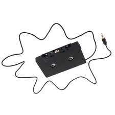 3.5mm Car AUX Audio Cassette Type Adapter For CD Player Phone to Car w/Cable