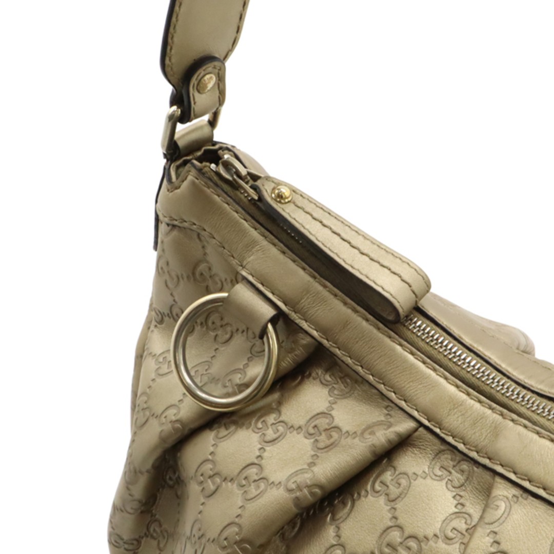 Gucci Guccisima Sookie Leather Shoulder Bag Gold Used AB 33-38cm thumbnail 4