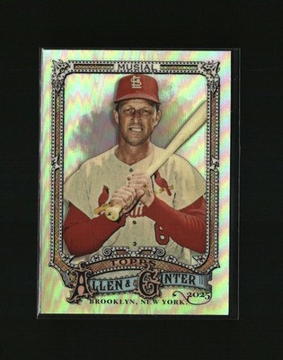 2025 Topps Allen & Ginter Chrome Refractor Stan Musial #64