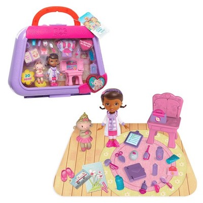 Just Play Doc McStuffins On-the-Go So Much Better Lambie 20-Piece Playset, Do...