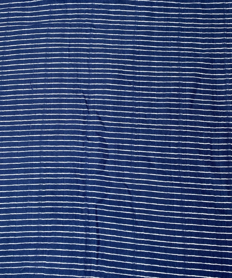 Gymboree Manta Bebé Rayas Azul Marino Blanco Envoltura Algodón Muselina Lovey 40x40" Foto 4 de 4