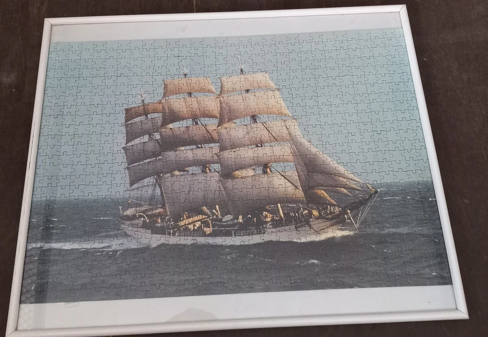 10 Puzzle New York Brooklyn Bridge Segelschiff Emojji mediteranes Fischerdorf - Bild 4 von 4