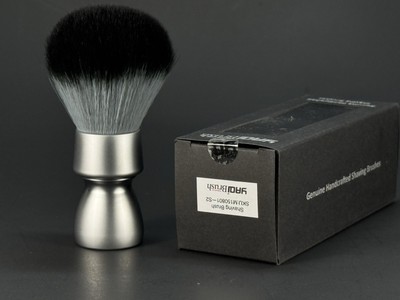 Yaqi 24mm Heavy Metal Handle Synthetic Hair Tuxedo Knot Shaving Brush M150801-S2