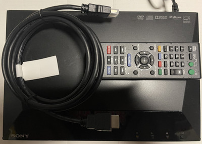 Sony BDP-BX110 Blu-Ray/DVD Player & HDMI Cable/ Remote Fully Tested