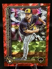Colin Rea - 2025 Topps Series 1 Red Diamante /5 Milwaukee Brewers