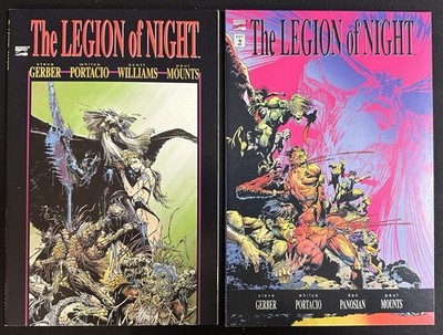 THE LEGION OF NIGHT #1-2 Marvel Comics (1991) Complete Set