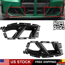 Fit BMW M3 G80 M4 G82 G83 2021- 2025 Front Bumper Lower Vent Grille Carbon Fiber