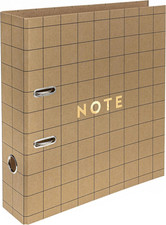 Lever Arch File A4 75 Mm - Natural Brown Kraft - Geo