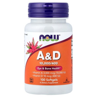 Vitamin A&D, 100 Softgels