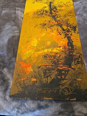 Morris Katz Original Painting,Dated 1977