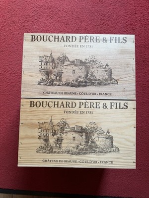 Bouchard Pere er Fils Wein Holzkisten
