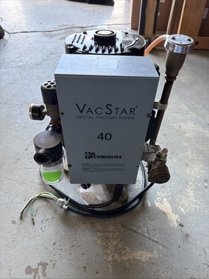 Air Techniques VacStar 40 Dental Vacuum System   TESTED 2017