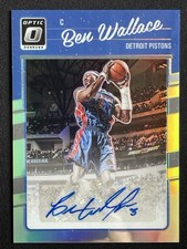 Ben Wallace 2023-24 Panini Donruss Optic Retro Signatures Auto #RSS-WAL