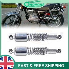 Pair Chrome Rear Shock Absorbers 320mm Eye to Eye For Kawasaki Z900 Z1000 KZ Z1