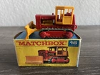 Matchbox Lesney No. 16 Case Bulldozer with F-Type In Original Box Used