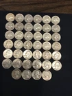silver quarters roll, 40 coins in each all 90% silver, two rolls available