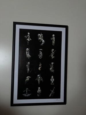 Seb McKinnon MTG Kickstarter Tokens Signed Art Print with Custom