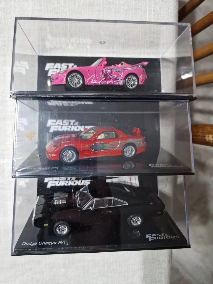 3 Modellini Auto fast & furious 1:43 altaya - Immagine 2 di 4
