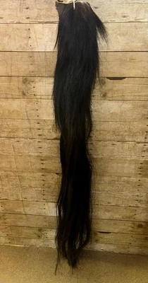 Sehr große Pferde Falschschwanzverlängerung braun echtes Pferdehaar 55" 140cm 700g - Bild 1 von 4