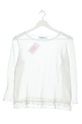 CONBIPEL Strickshirt Damen Shirt Gr. DE 40 weiß Casual-Look