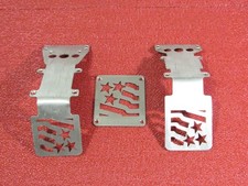 Traxxas T-Maxx E-Maxx Hardcore Racing HCR Lightweight Titanium Skid Plates