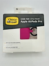 OtterBox AirPods Pro Case Pink Soft Touch Wireless Charging Ring Clip - New