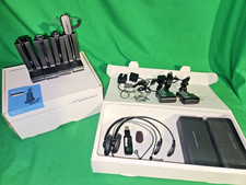 LOT Plantronics Savi 440 Wireless Headset System 4 Charging Base, Case, Pwr