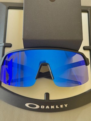Share NEW OAKLEY SUTRO LITE MATTE BLACK W/ PRIZM SAPPHIRE SUNGLASSES OO9463