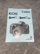 Canon EOS Rebel G/ Rebels G QD Instruction Manual Good Used Condition Free Ship
