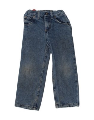 Wrangler Mädchen Regular Straight Jeans 4-5 Jahre W20 L18 blau Baumwolle AH74